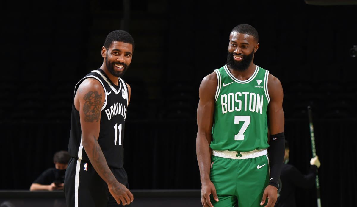 Barstool Sports on X: Jaylen Brown channeling his inner Kevin