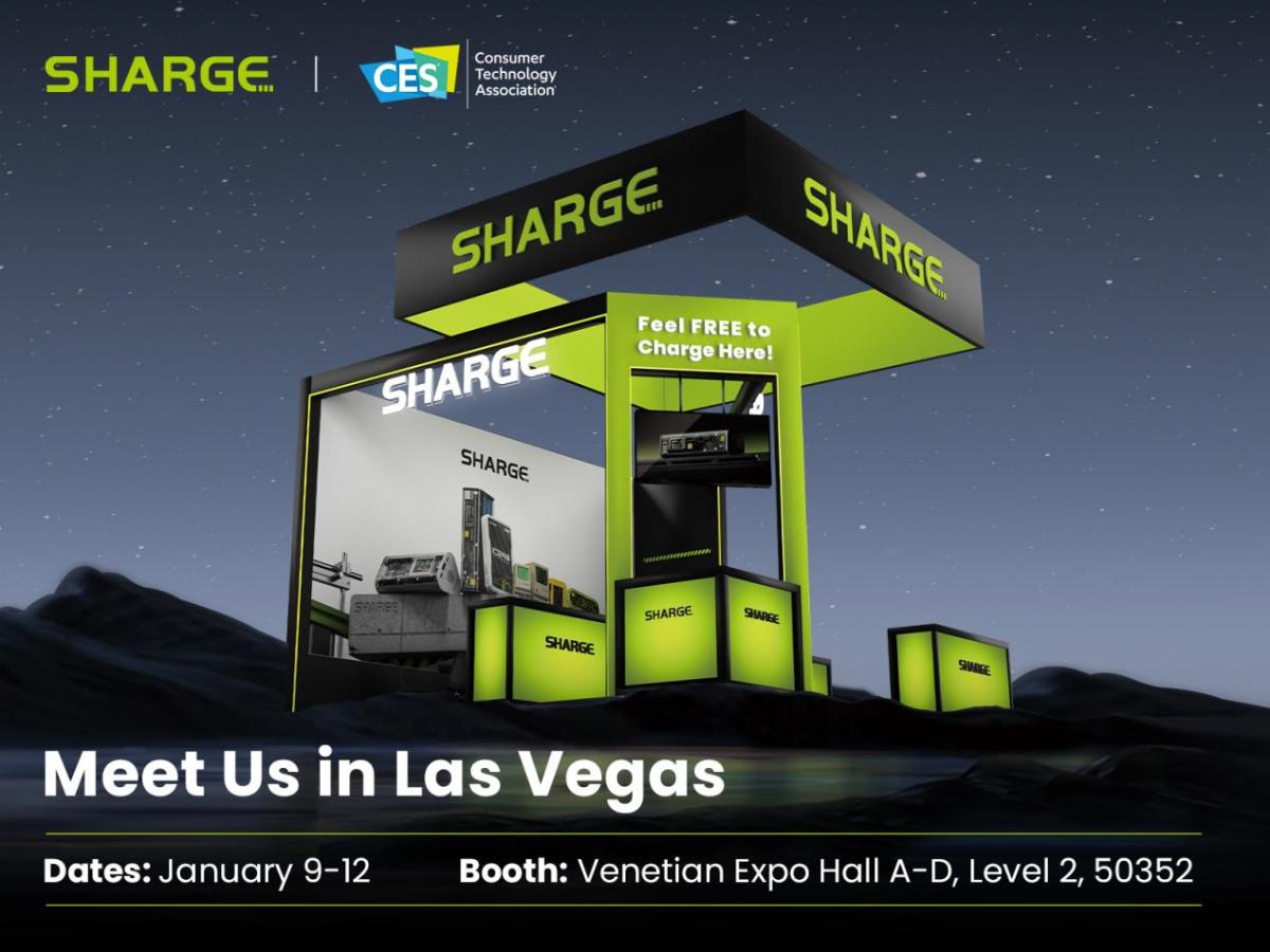 Sharge Unveils Innovative Portable Power Products at CES 2024