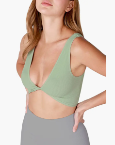 NIKIBIKI Women Seamless Reversible Twist Bra Top