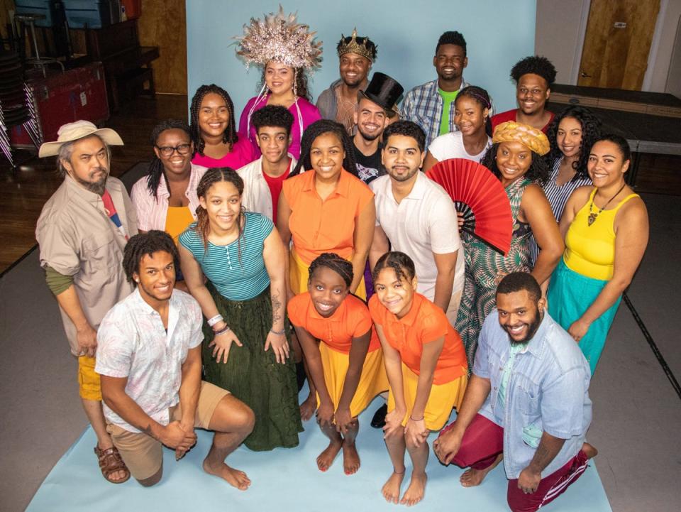 The cast of Phoenix Productions' "Once on this Island."
