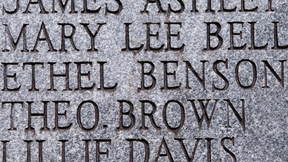 Ethel Benson's name is listed on a memorial located near her grave in the Stockley Center Cemetery in Georgetown, Delaware. Benson was sterilized in 1932 and died weeks later.