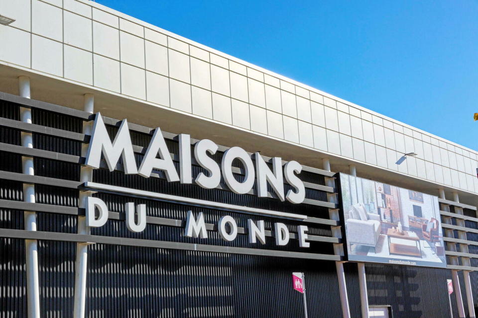 Maisons du monde a annoncé, mardi 12 mars 2024, la restructuration d'une cinquantaine de ses magasins.  - Credit:Leyla Vidal - MAXPPP - Belpress