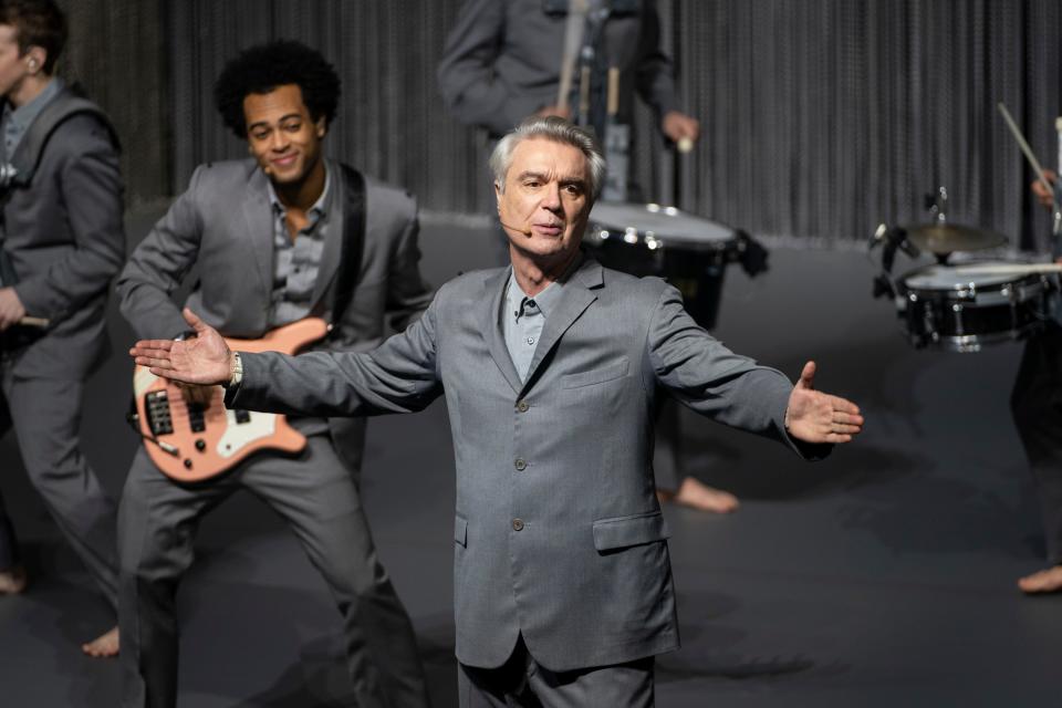 David Byrne is front and center in "David Byrne's American Utopia."