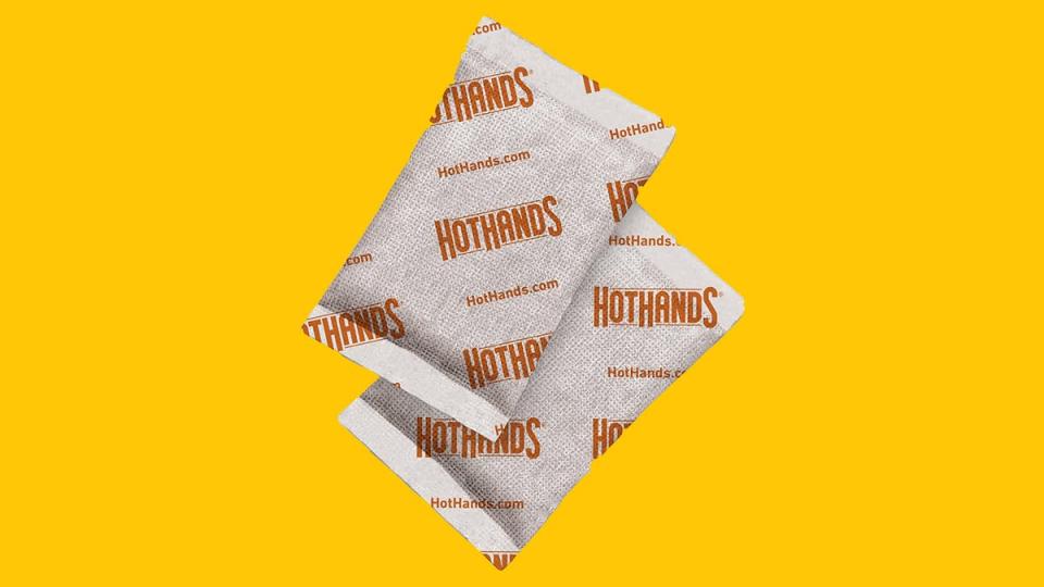 Put heat in the palm of your hands with these HotHands warmers, available for more than half off at Amazon.