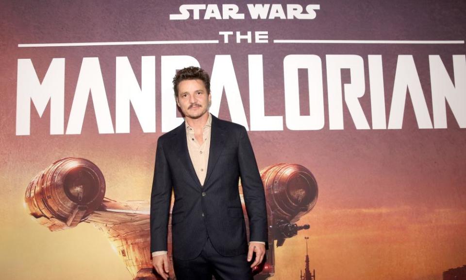 Pedro Pascal at the premiere of The Mandalorian