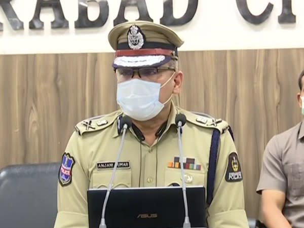 Hyderabad Police Commissioner Anjani Kumar (Photo/ANI).