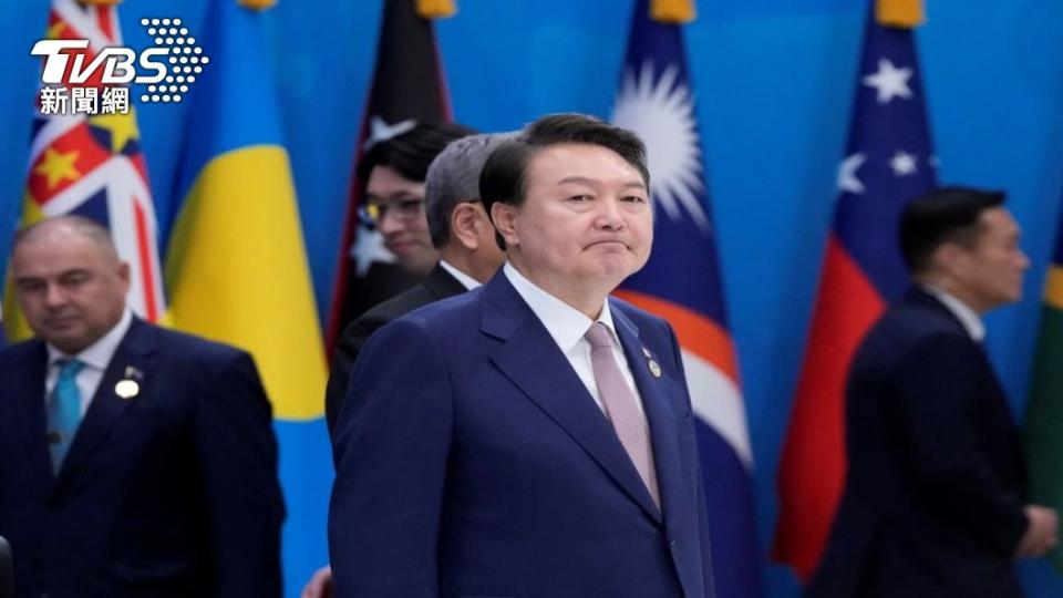 南韓總統尹錫悅29日在首爾，與來自太平洋島國的10位領袖，展開為期兩天的峰會。（圖／路透社）