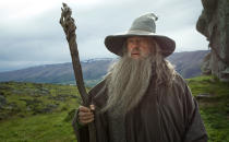Ian McKellen in New Line Cinema's "The Hobbit: An Unexpected Journey" - 2012