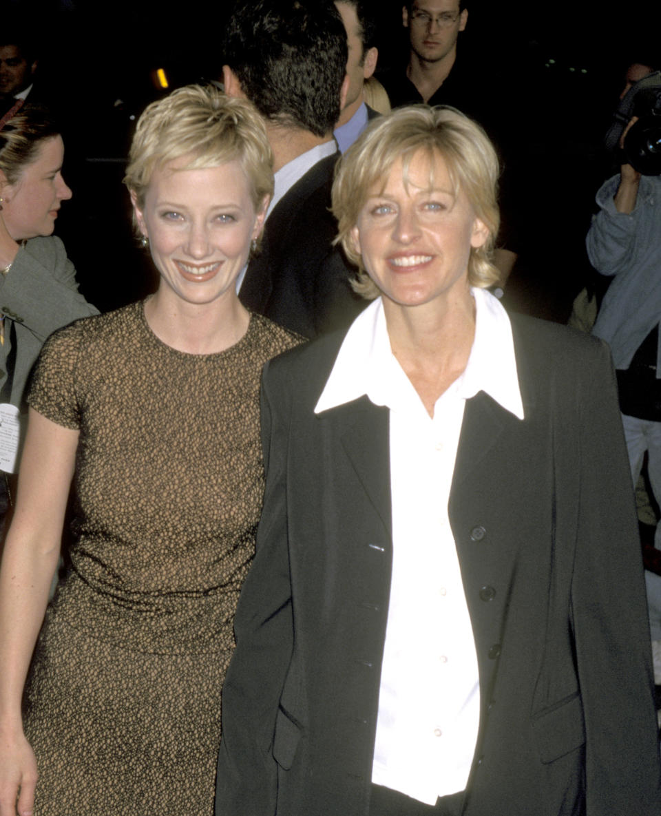 Anne Heche and Ellen DeGeneres during 