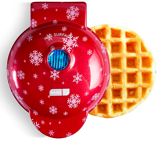 Dash Gingerbread Man Mini Waffle Maker 