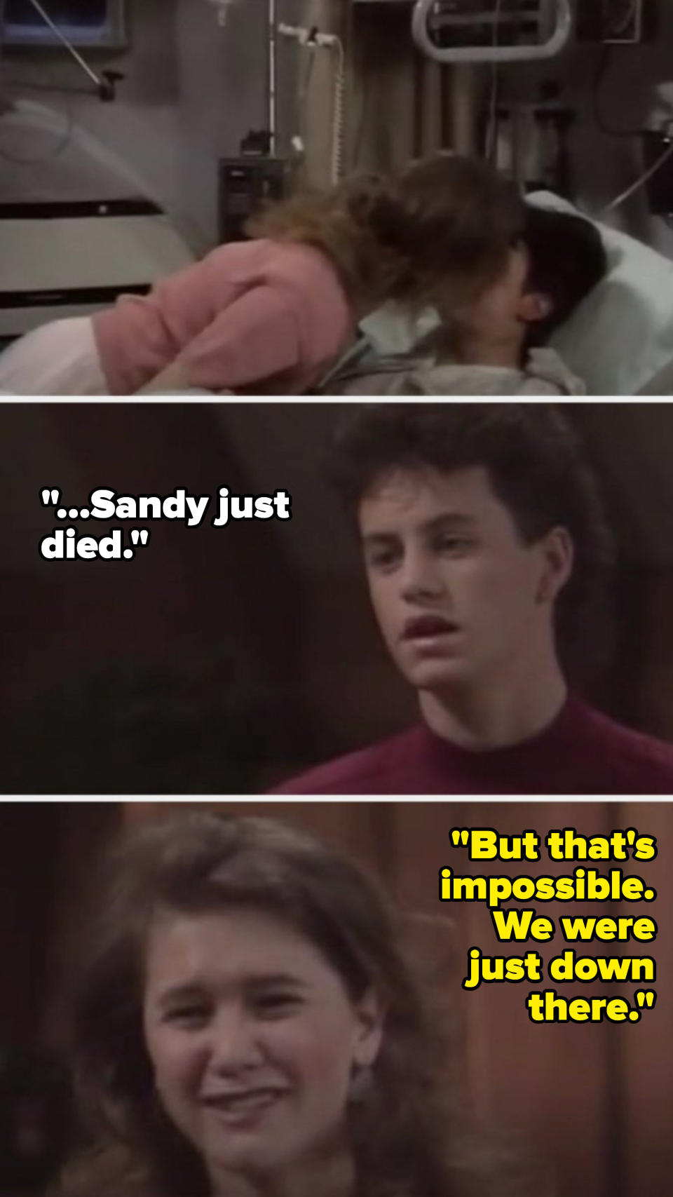 Sandy died from internal bleeding