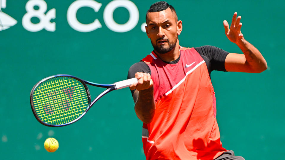 Nick Kyrgios endured a controversial stint on tour to start the year before returning home to prepare for Wimbledon. (Photo by Ken Murray/Icon Sportswire via Getty Images)