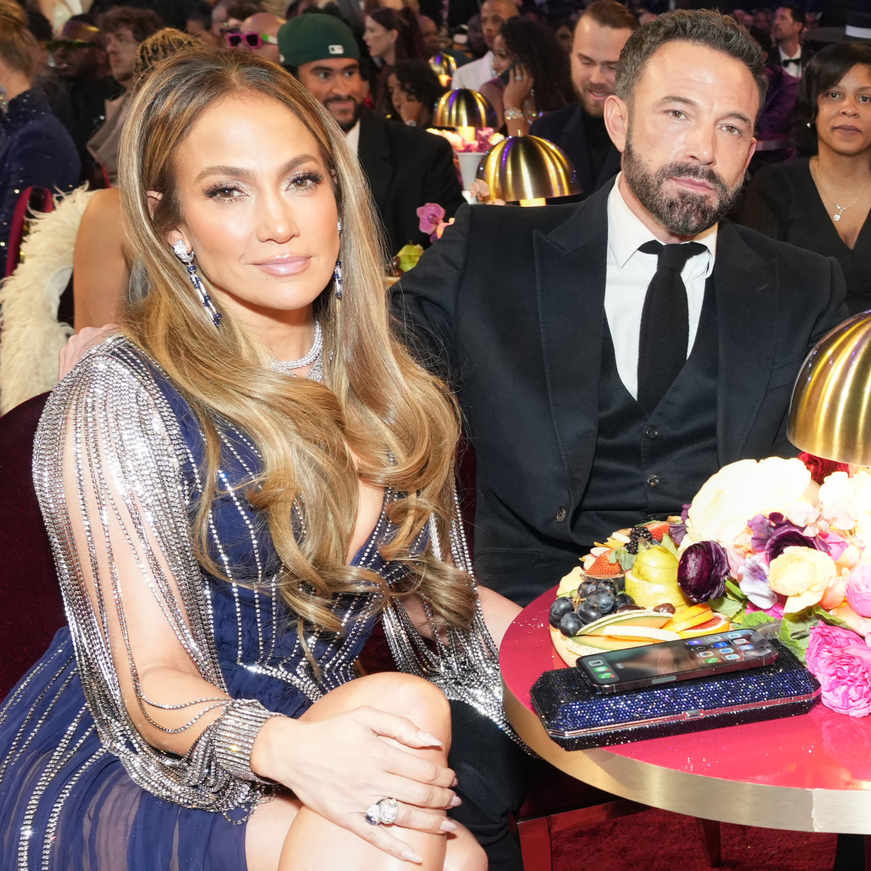  Jennifer Lopez and Ben Affleck attend the 65th GRAMMY Awards at Crypto.com Arena on February 05, 2023 in Los Angeles, California 