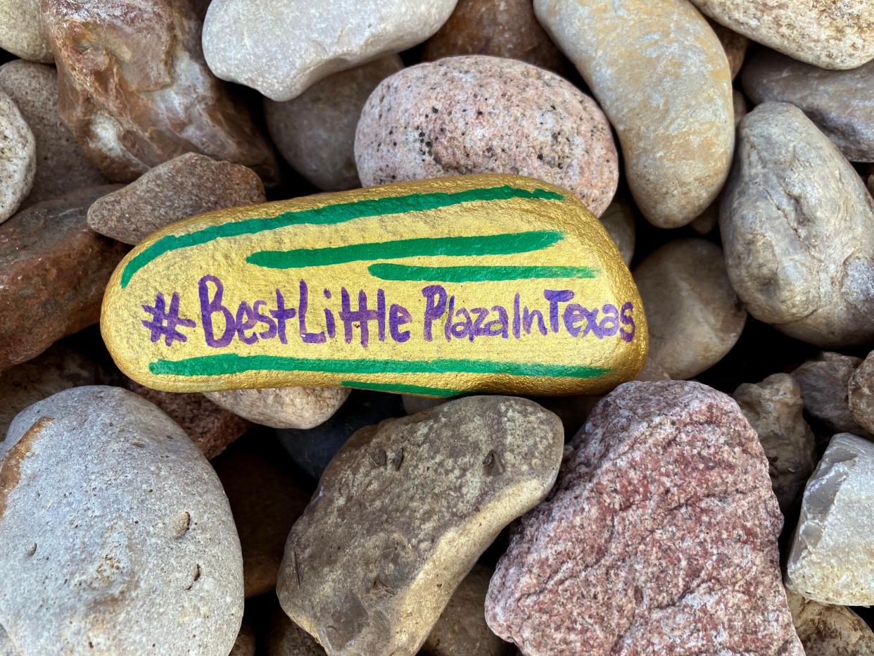 Pflugerville residents painted over 600 rocks during Deutschen Pfest that will become part of the city's Art Rocks Garden in the downtown plaza.