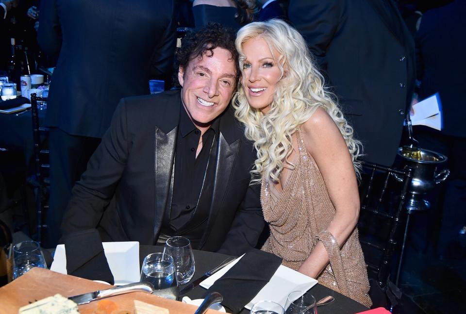 2017 Inductee Neal Schon of Journey and Michaele Schon attend the 32nd Annual Rock &amp; Roll Hall Of Fame Induction Ceremony at Barclays Center on April 7, 2017 in New York City.