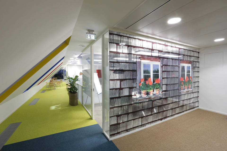 This is another meeting area space at the Google's Munich office.