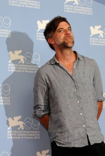 US film director Paul Thomas Anderson poses during the photocall of "The Master" during the 69th Venice Film Festival. The film cast a spell on viewers at the festival with Philip Seymour Hoffman playing a charismatic leader loosely based on Scientology founder L. Ron Hubbard