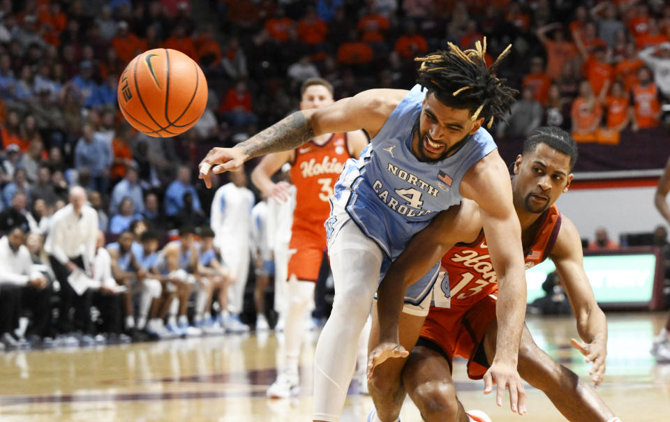 Virginia Tech handed North Carolina its fourth straight loss on Sunday afternoon