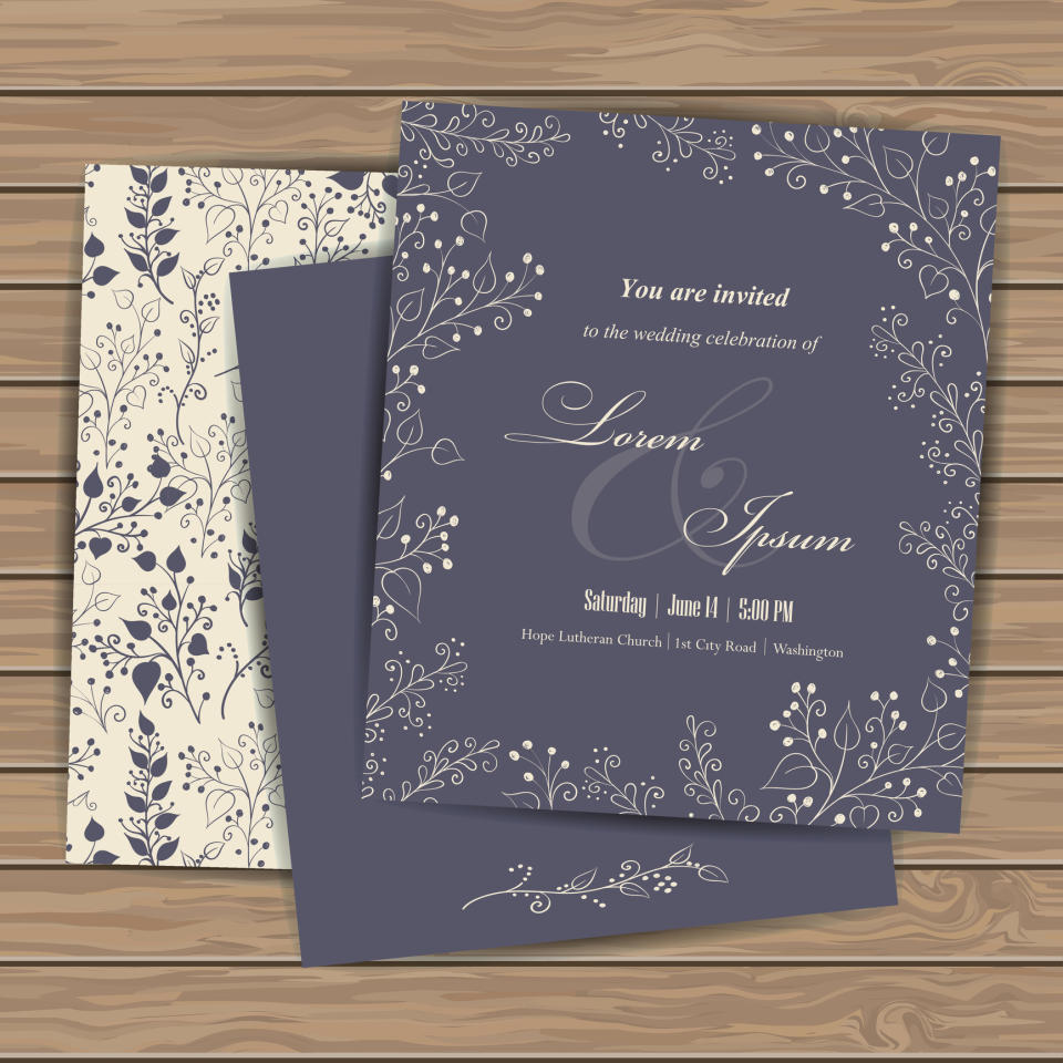 Wedding invitation