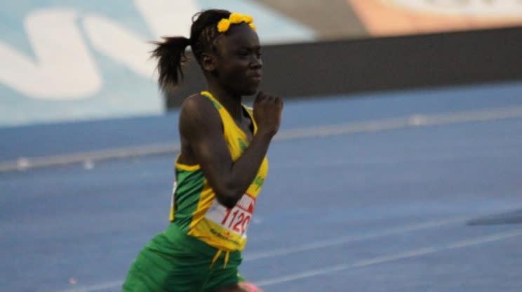 Jamaica’s rising track star Brianna Lyston, who is 12 years old, is being called the next Usain Bolt. (Photo: Facebook/Team Jamaica)