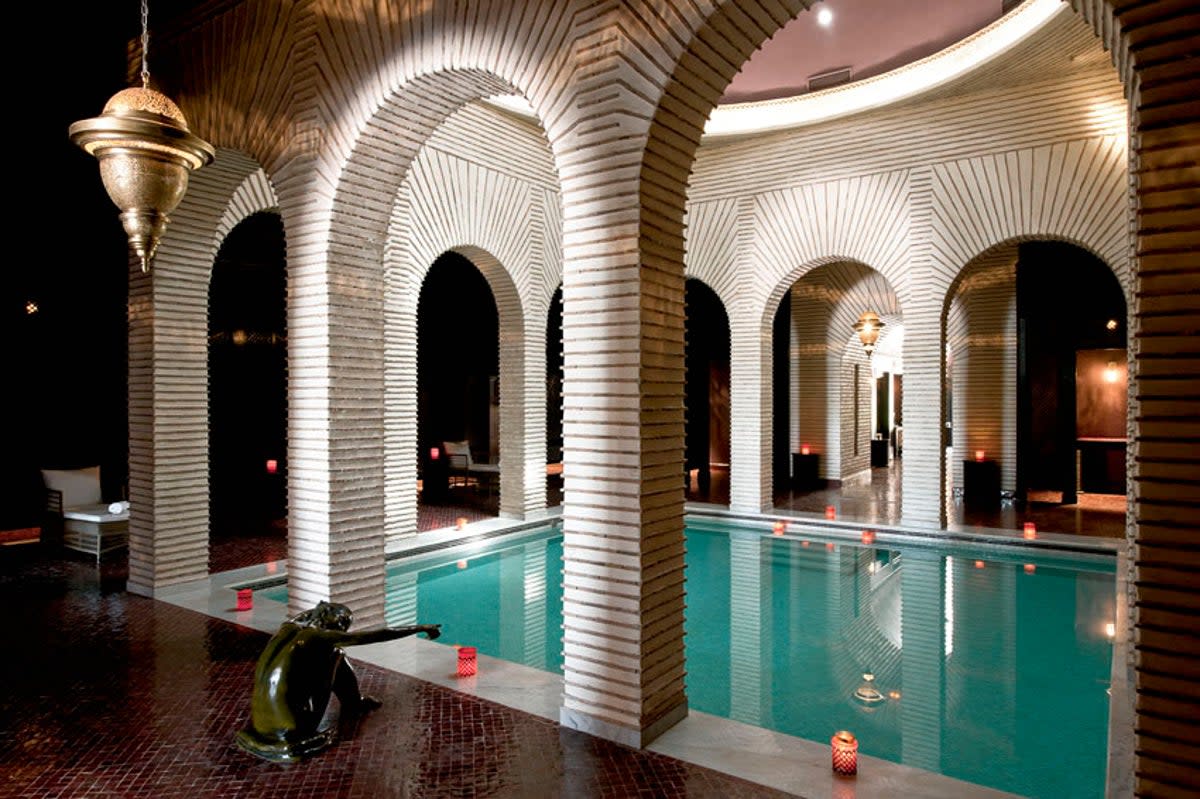 The Turkish-baths-inspired spa (Le Selman)