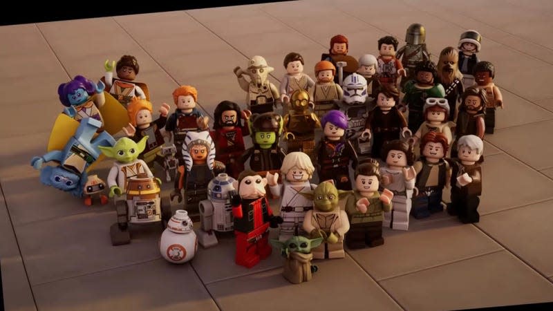 The ultimate Star Wars selfie, Lego-style. - Screenshot: Lego