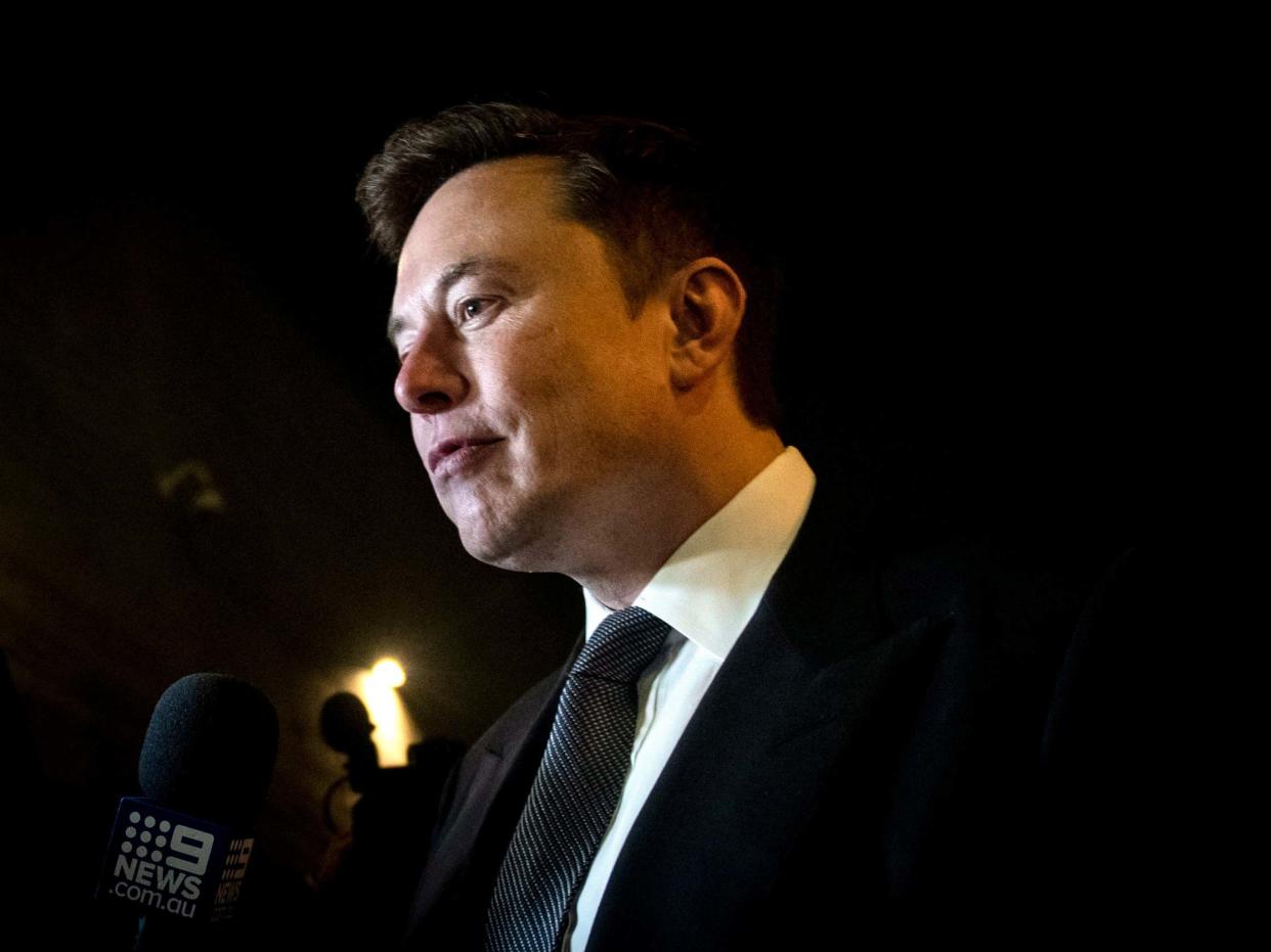 Elon Musk leaves a court in Los Angeles after testifying in a lawsuit brought by British diver Vernon Unsworth: EPA