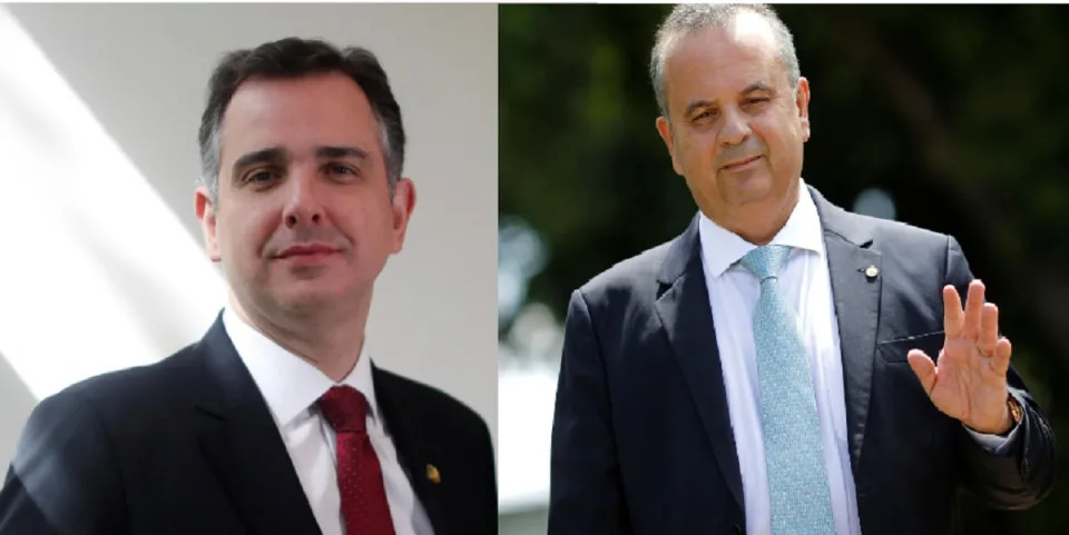 Rodrigo Pacheco e Rogério Marinho são os favoritos na eleição para a presidência do Senado(REUTERS/Adriano Machado)