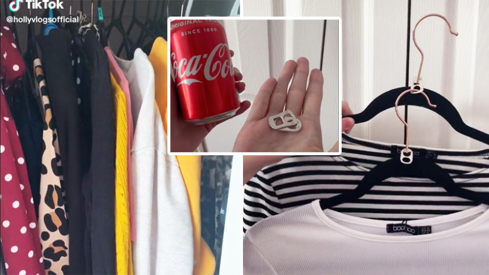 coke can wardrobe hack