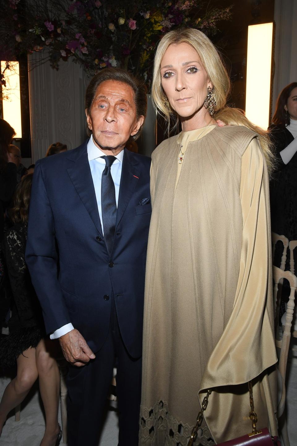 <h1 class="title">Valentino : Front Row - Paris Fashion Week - Haute Couture Spring Summer 2019</h1><cite class="credit">Photo: Getty Images</cite>