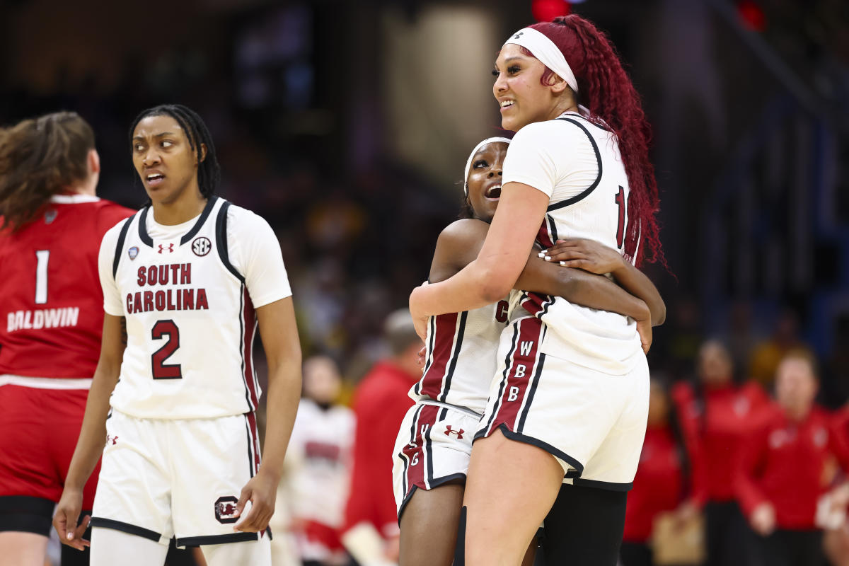 South Carolina advances to the NCAA womens basketball national championship game after defeating NC State in the Final Four