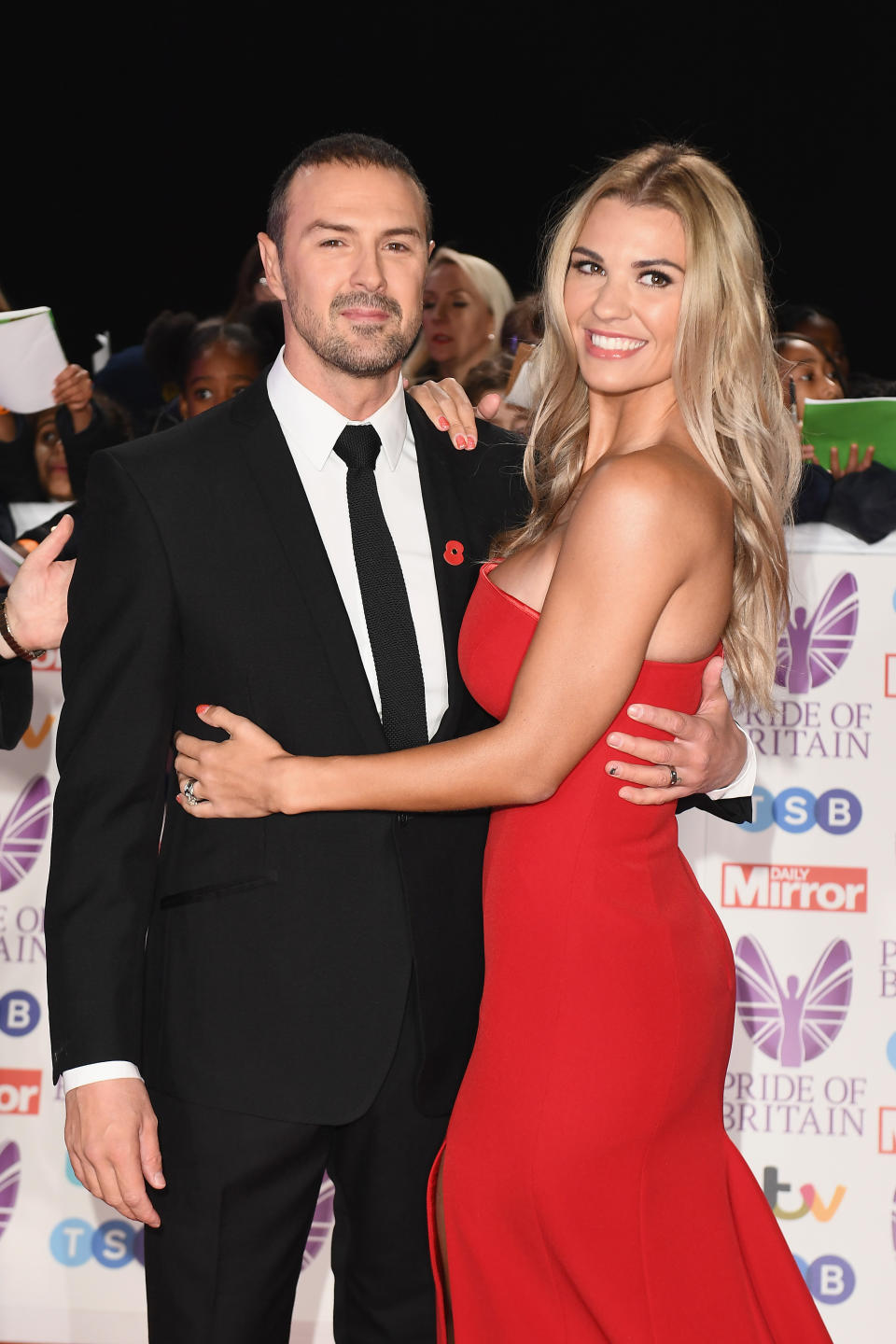 LONDON, ENGLAND - OCTOBER 29:  Paddy McGuinness and Christine Martin attend the Pride of Britain Awards 2018 at The Grosvenor House Hotel on October 29, 2018 in London, England.  (Photo by Jeff Spicer/Getty Images)