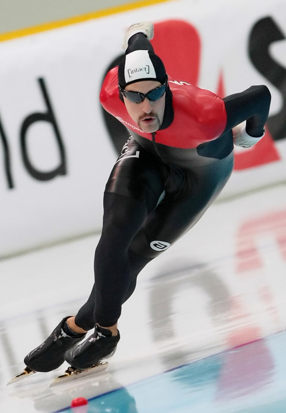 Canada's Denny Morrison competes in the  Men's 1500 m at the Essent ISU World Cup Astana on November 25, 2011,  in Astana, Kazakhstan.AFP AFP PHOTO / STANISLAV FILIPPOV (Photo credit should read STANISLAV FILIPPOV/AFP/Getty Images)