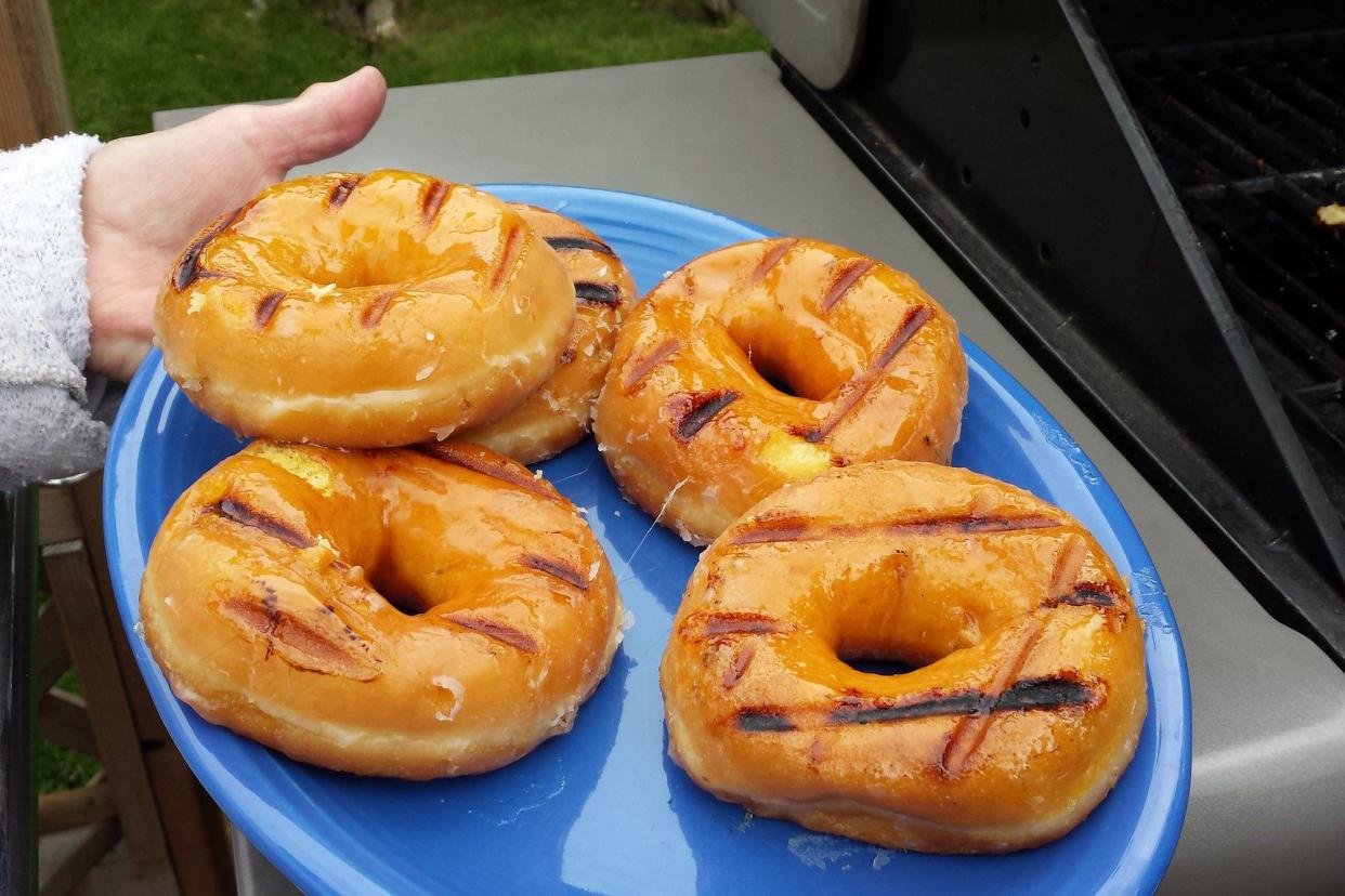 grilled donuts