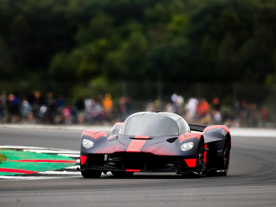 The Aston Martin Valkyrie hypercar.