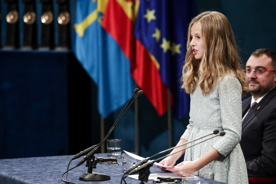 FOTOS | Así fue el estreno de Leonor como Princesa de Asturias