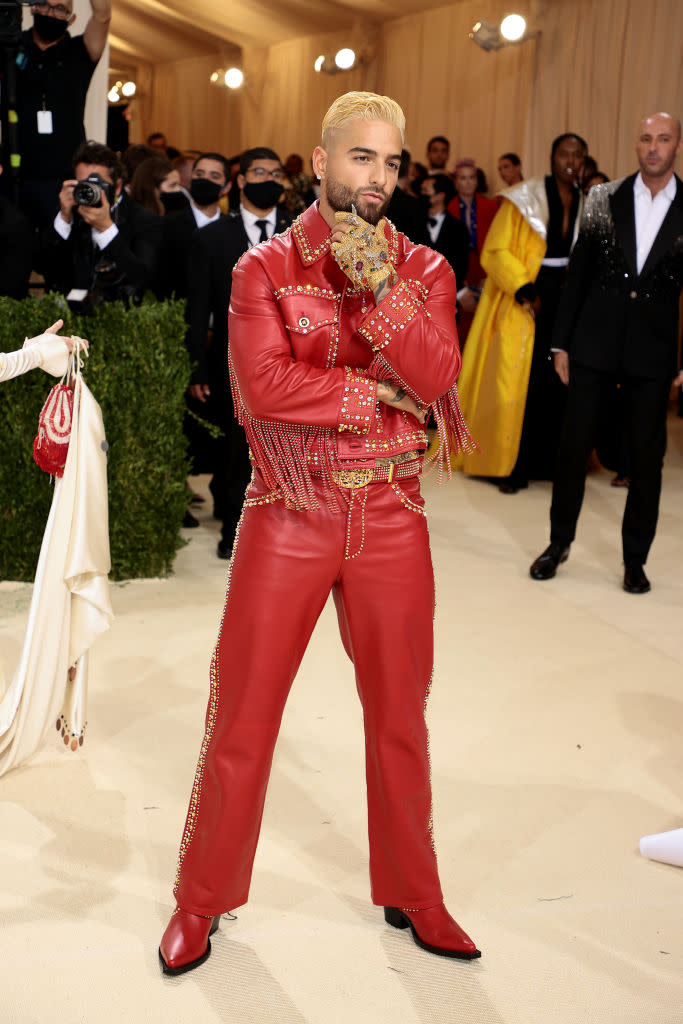 Maluma at the 2021 Met Gala