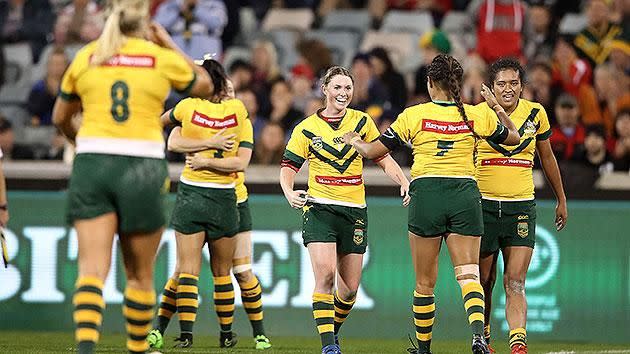 The Jillaroos will go into the women's world cup as favourites. Pic: Getty