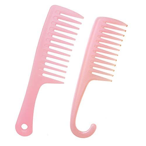 4) Ancgreen Wide Tooth Comb, Set of 2