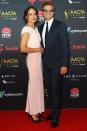 <p>'The Mentalist' star Simon Baker is being honoured with a 'trailblazer' award and arrived arm-in-arm with his wife Rebecca Rigg.</p>