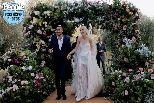 <p>TALI PHOTOGRAPHY</p> Karen Shiboleth and Rory Japp at their wedding in Florence, Italy on July 3.