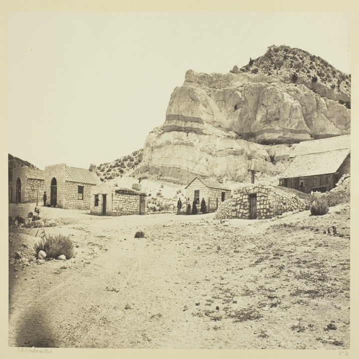 Water Rhyolites, Near Logan Springs, Nevada, 1871