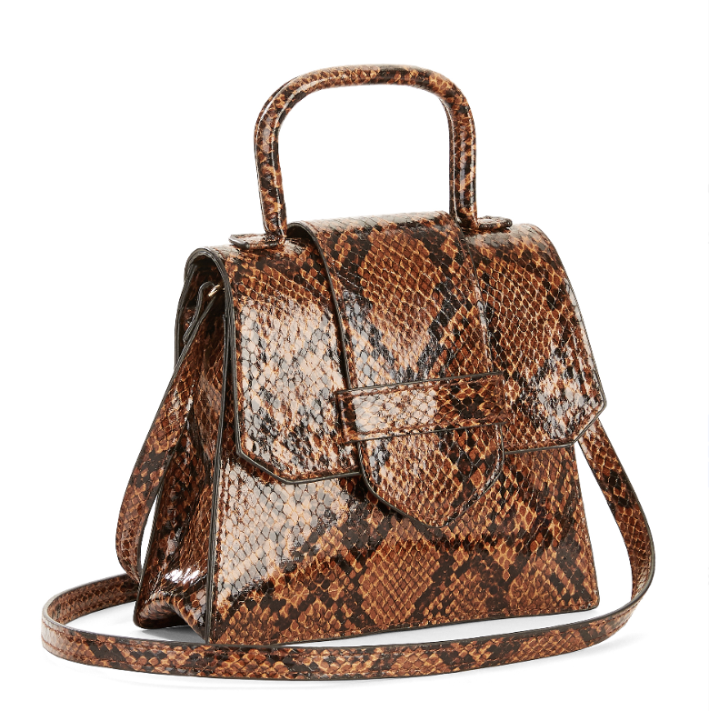 Scoop Faux Snake Mini Crossbody Envelope Bag. (Photo: Walmart)