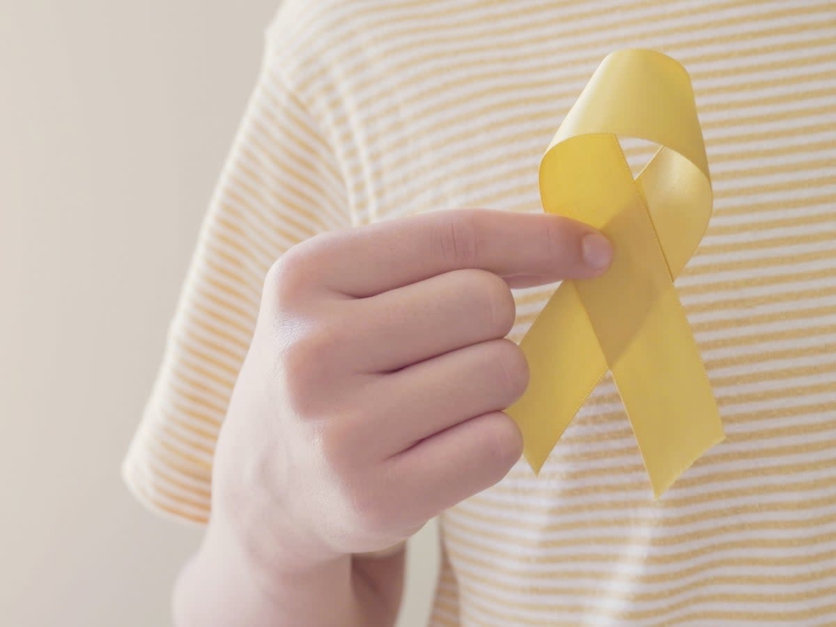 Yellow ribbon for sarcoma awareness (iStock )