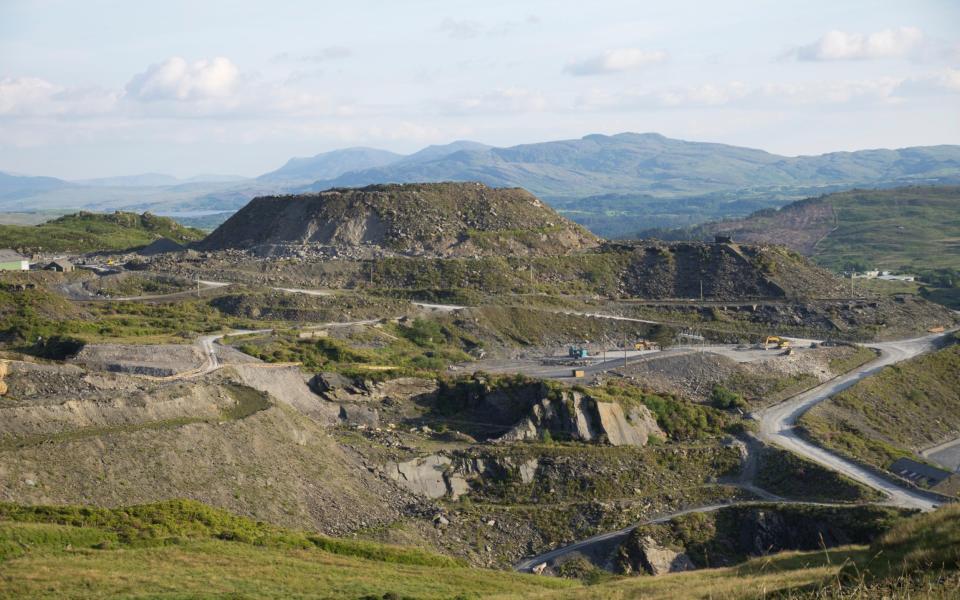 Llechwedd Quarry in North Wales