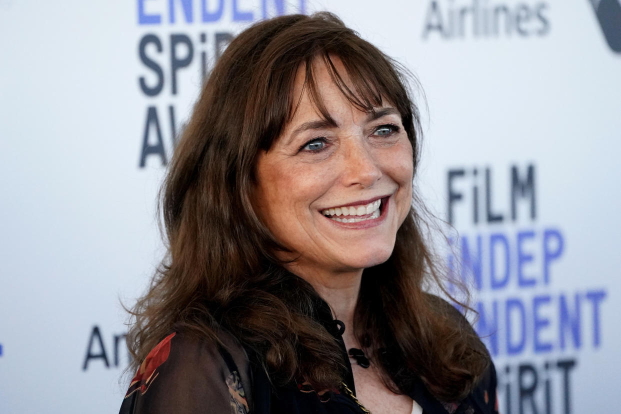 SANTA MONICA, CALIFORNIA - FEBRUARY 08: Karen Allen attends the 2020 Film Independent Spirit Awards on February 08, 2020 in Santa Monica, California. (Photo by Jeff Kravitz/FilmMagic)