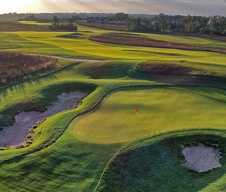 <p>There’s nothing plain about this Great Plains golf course an hour’s drive from Kansas City. Owned by the Prairie Band Potawatomi Nation, it’s touted as one of the top casino courses in the country. Standout holes include number nine, a lengthy par-4 inspired by Augusta National’s famous finishing hole, and the risk-reward 18th, where a double fairway entices players with a shortcut over a brush creek. For some of us, that’s code for “go for it.” </p>