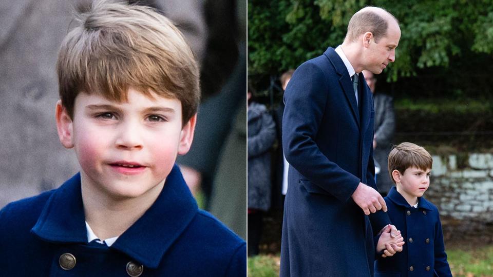 Prince Louis and dad Prince William