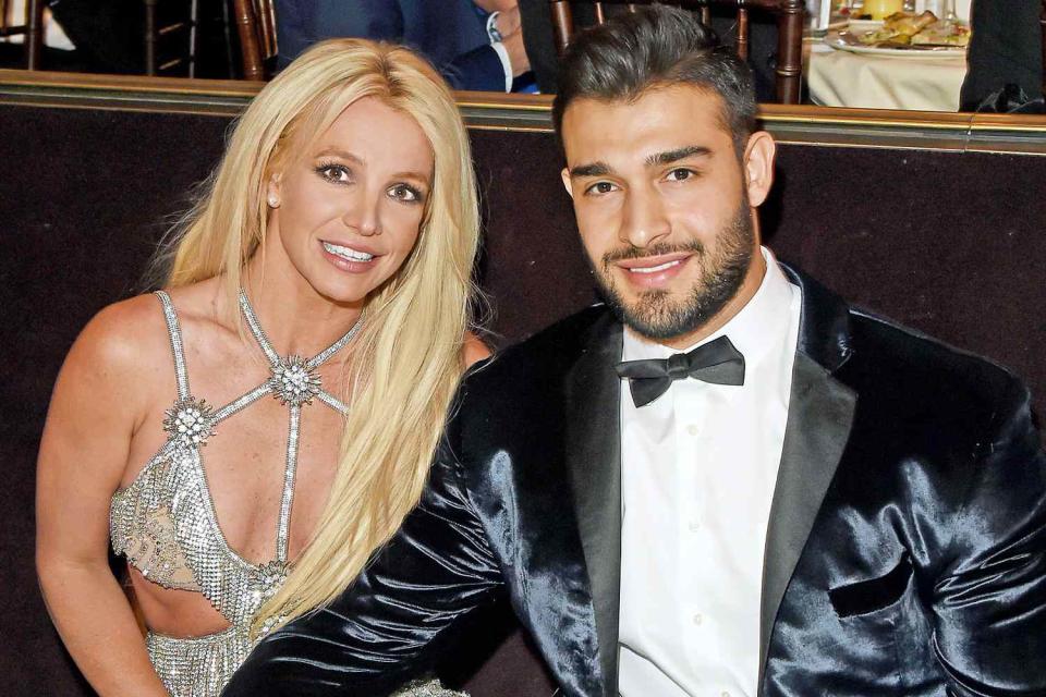 J. Merritt/Getty Britney Spears and Sam Asghari in April 2018