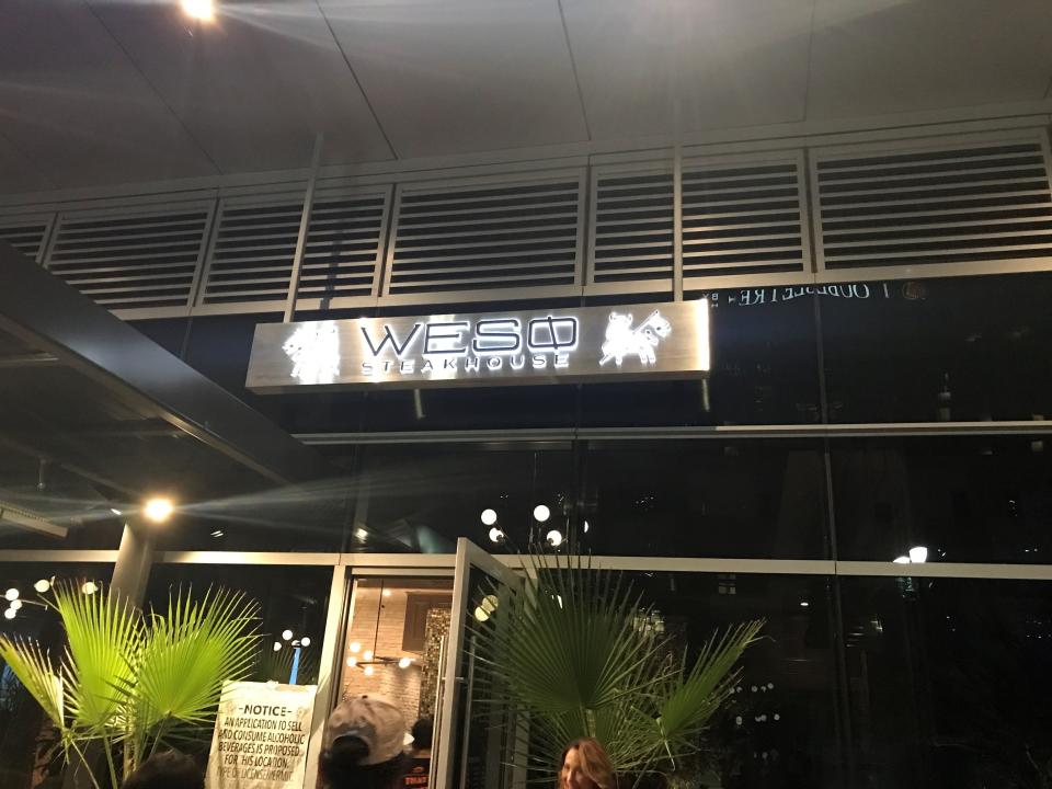 Weso Steakhouse by Corralito opened its doors in June and is the first restaurant to settle at WestStar Tower at Hunt Plaza, 601 N. Mesa St.